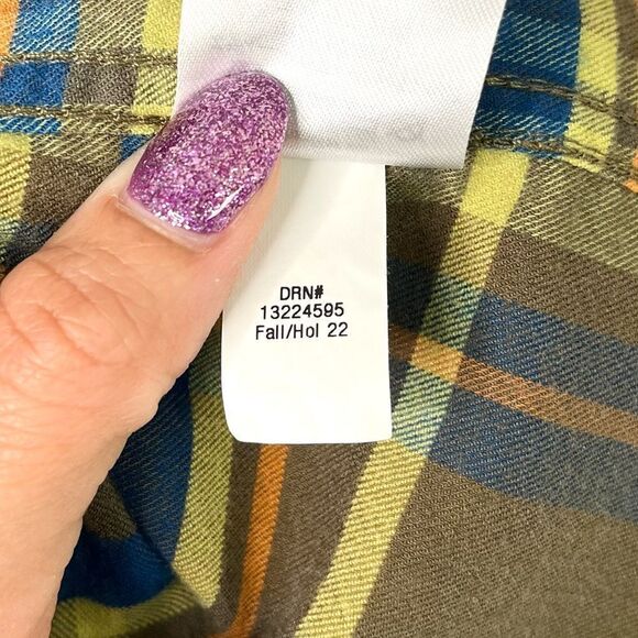 Eddie Bauer Shirt Men’s S Antique Plaid Ultimate Expedition Flex Classic Flannel - Picture 8 of 10